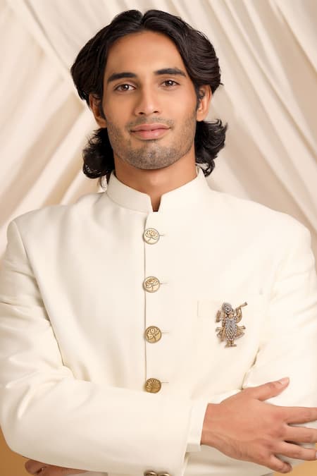 Cosa Nostraa Divine Studded Shrinathji Brooch 