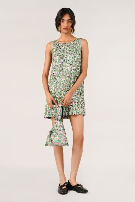 Payal Pratap Barbara Short Sequin Dress 