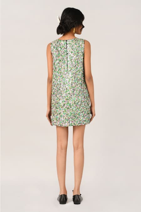 Payal Pratap Barbara Short Sequin Dress 