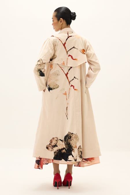 Kharakapas Clay Echo Trench Coat 