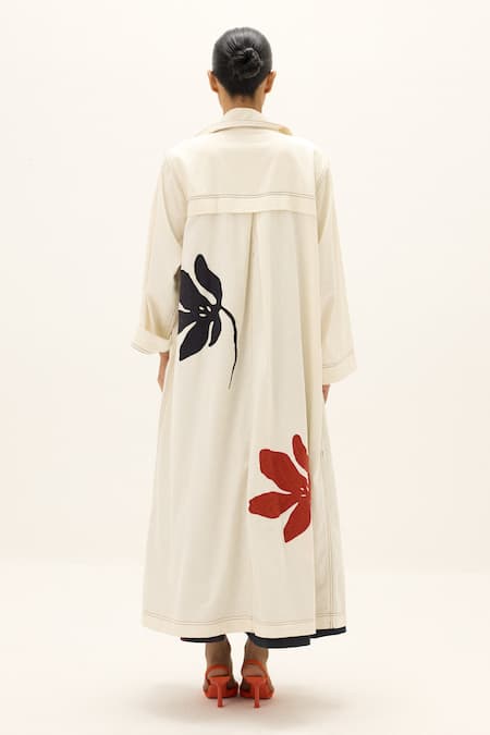Kharakapas Moriri Dreams Cotton Trench Coat 