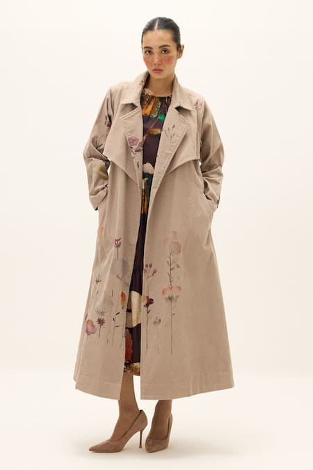 Kharakapas Cotton Trench Coat 