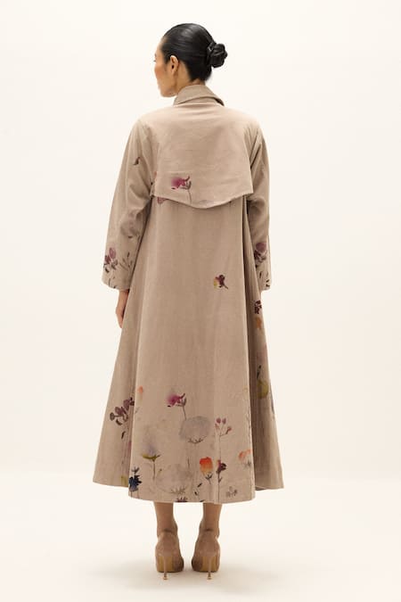 Kharakapas Cotton Trench Coat 