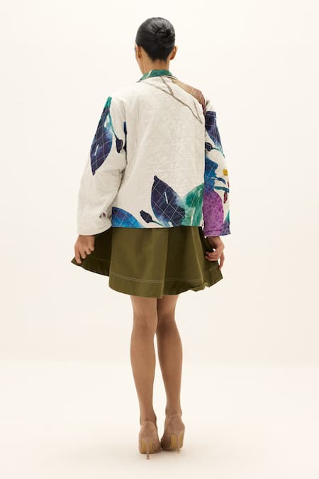 Kharakapas Pangong Cotton Printed Jacket 