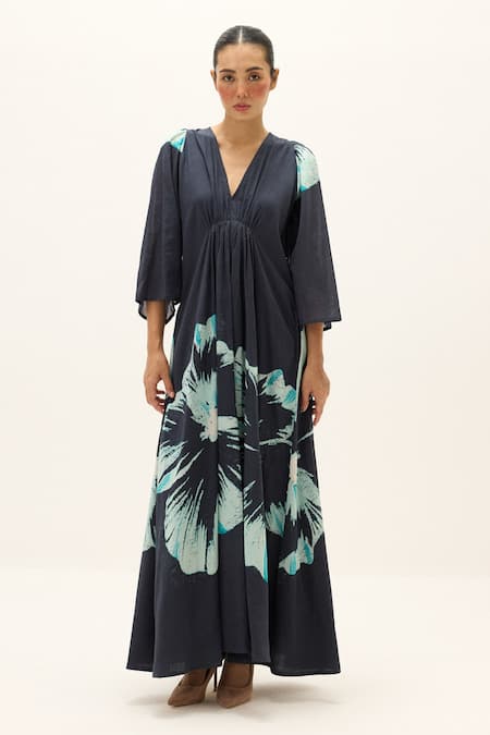 Kharakapas Celestine Printed Dress 