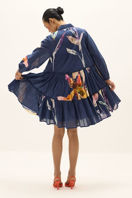 Kharakapas Serene Printed Dress 