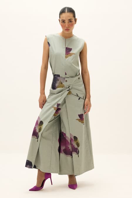 Kharakapas Riverbend Cotton Jumpsuit 