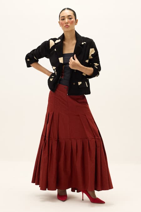 Kharakapas Chia Printed Blazer 