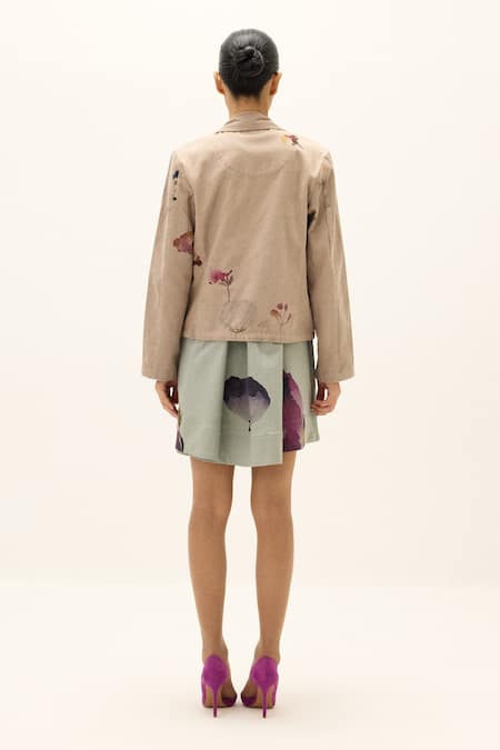 Kharakapas Cera Printed Blazer 