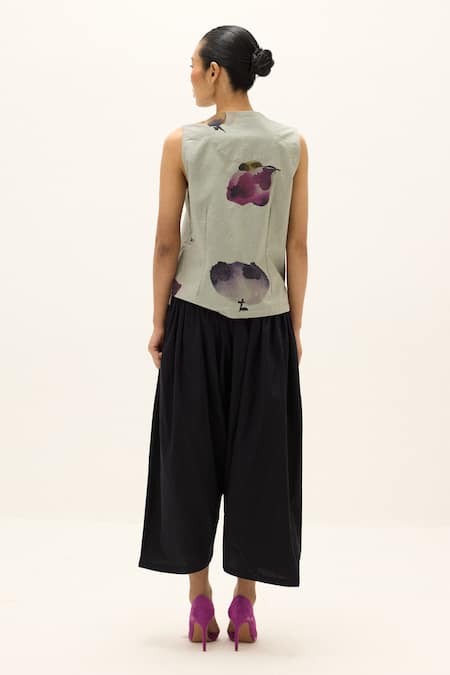 Kharakapas Aurora Printed Waistcoat 