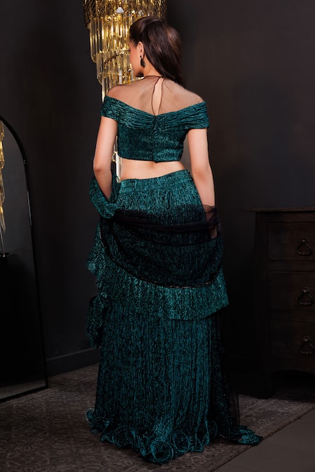 Hoity Moppet Embellished Lehenga Set 