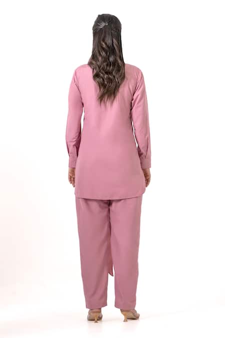 K-Anshika Resham Embroidered Shirt & Pant Set 