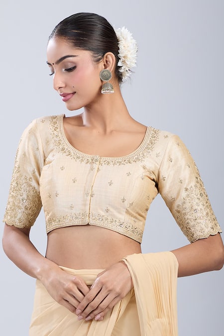 Samyukta Singhania Tonal Embroidered Blouse