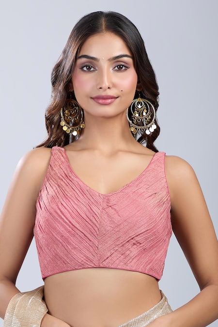 Samyukta Singhania Sleeveless Textured Blouse 