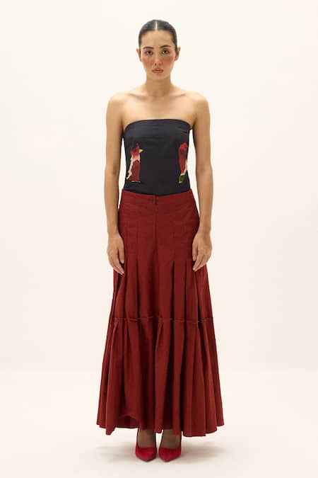 Kharakapas Bayberry Cotton Skirt 