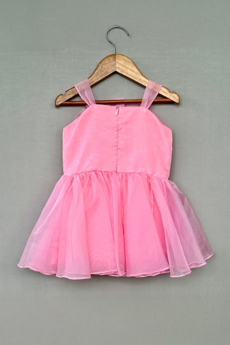 Label Neeti Baby Pink Organza Dress 