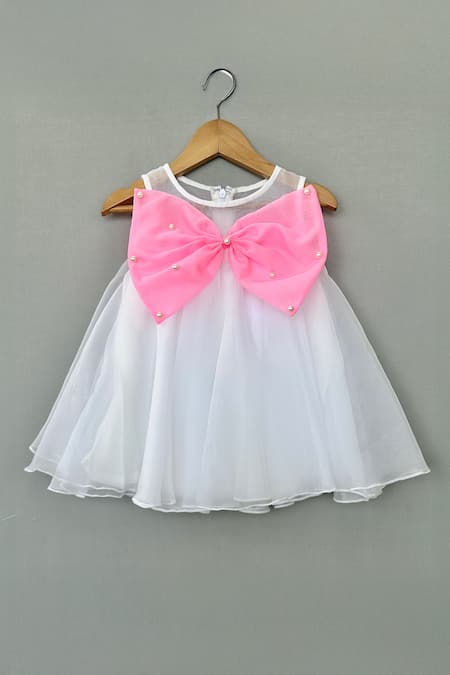 Label Neeti White Organza Dress 