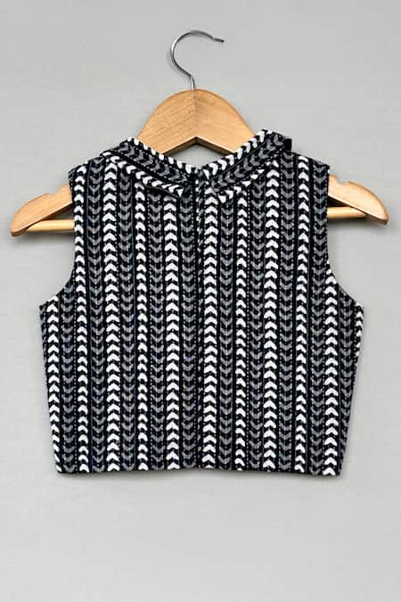 Label Neeti Printed Crop Top With Palazzo 