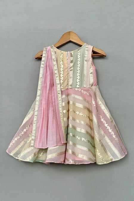 Label Neeti Stripe Pattern Kurta 