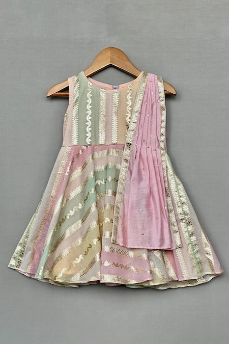 Label Neeti Stripe Pattern Kurta 