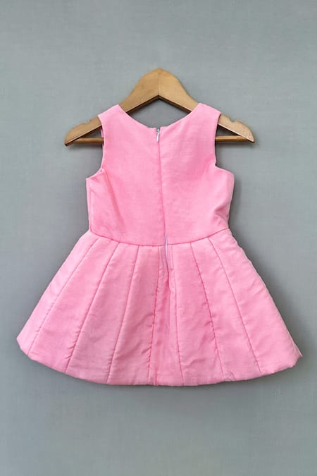 Label Neeti Umbrella Flared Baby Pink Dress 