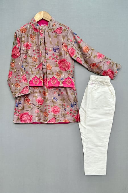 Label Neeti Floral Print Kurta Set 