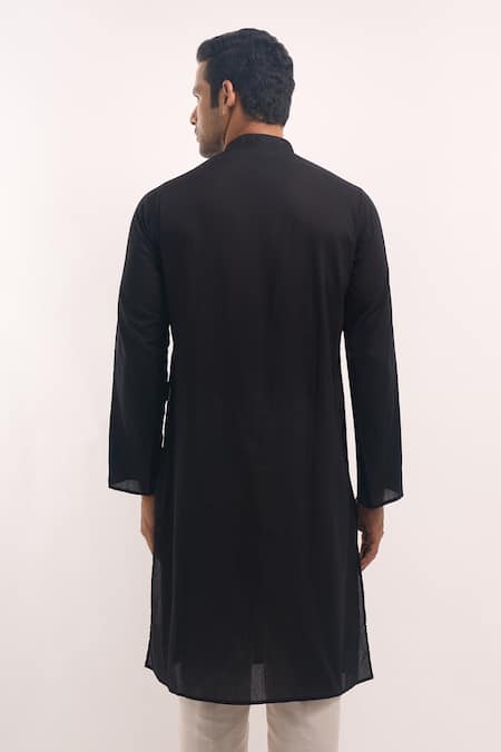 Arihant Rai Sinha Embroidered Cotton Silk Kurta 