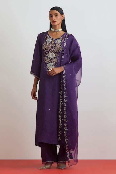 One Not Two Silk Organza Dupatta 