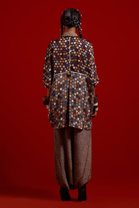 Aseem Kapoor Mandala Shirt & Draped Pant Set 