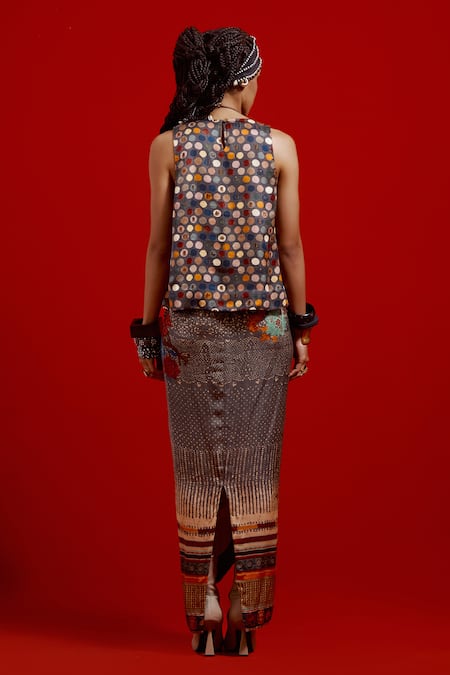 Aseem Kapoor Haya V Neck Top 