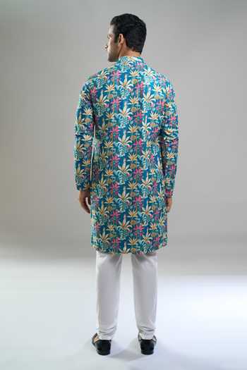 Arihant Rai Sinha Tropical Embroidered Kurta Set