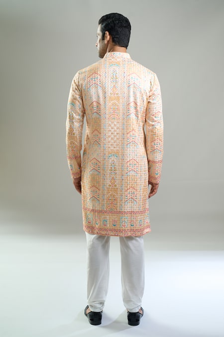 Arihant Rai Sinha Embroidered Kurta & Churidar Set 