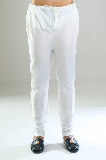 Arihant Rai Sinha_Cream Cotton, Viscose, Polyester Embroidery, Sequins, Geometric And Kurta Set _Online_at_Aza_Fashions