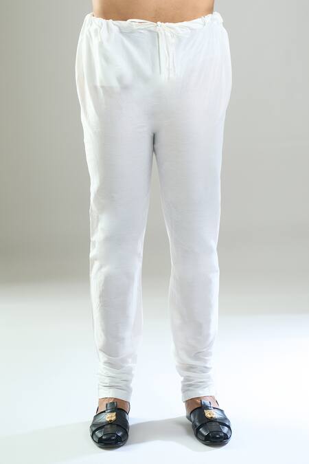 Arihant Rai Sinha_Yellow Cotton, Polyester, Viscose Embroidery, Sequins Thread And Kurta Set _at_Aza_Fashions