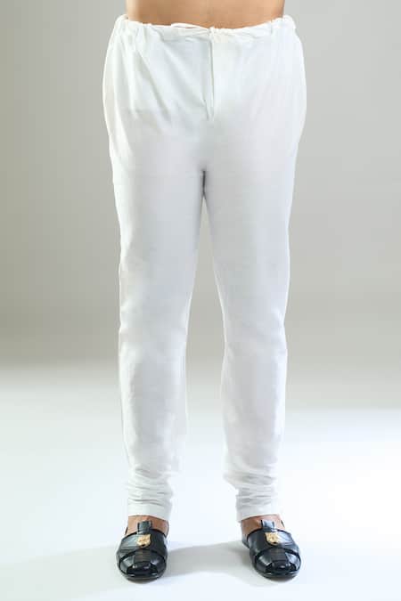 Arihant Rai Sinha_Cream Cotton, Polyester, Viscose Embroidery, Sequins Thread And Floral Kurta Set _at_Aza_Fashions