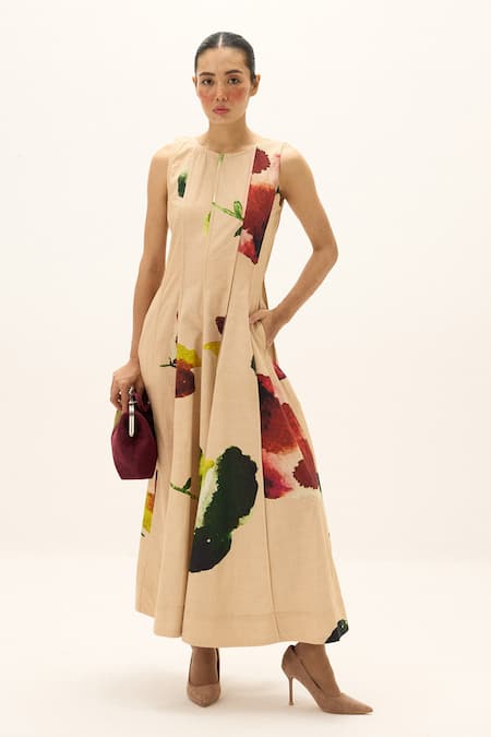 Kharakapas Melba Printed Dress 