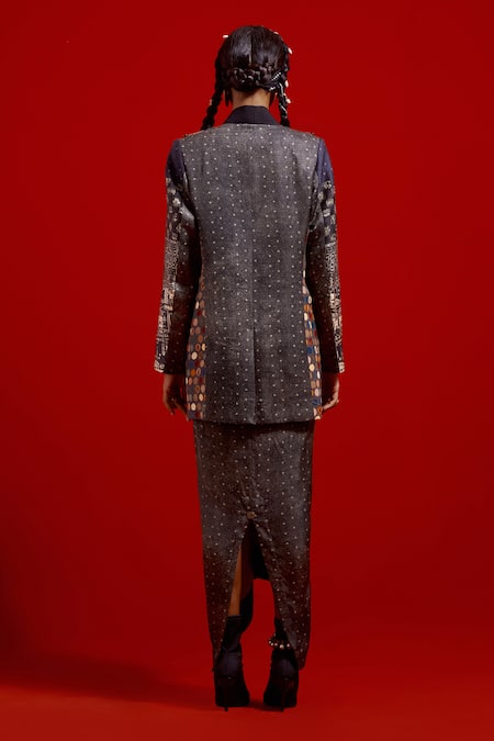 Aseem Kapoor Open Dhana Printed Jacket 