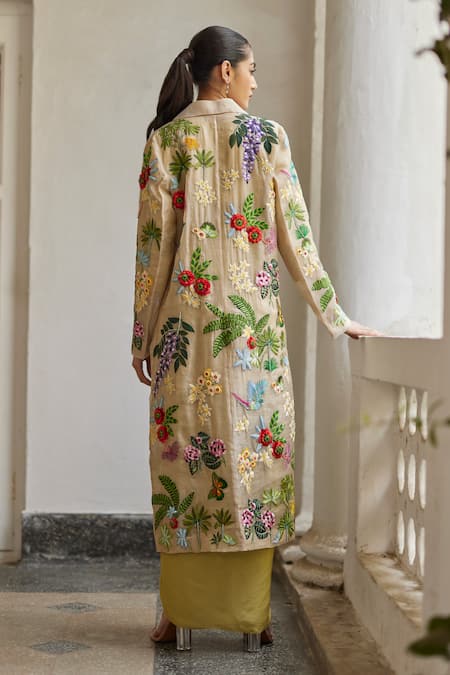 Betrue Zari Embroidered Garden Jacket 