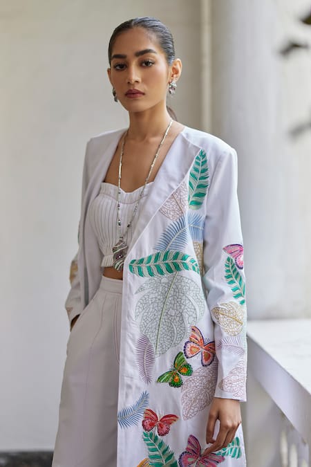 Betrue Daisy White Pleated Bustier 