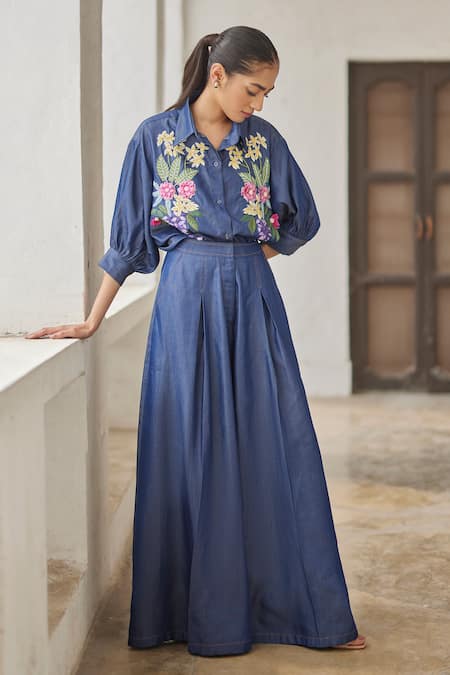 Betrue Denim Palazzo Pant 