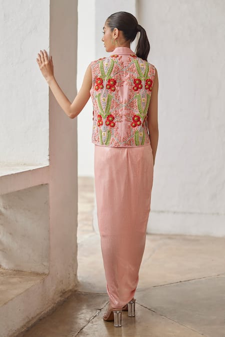 Betrue Peach Garden Waistcoat 