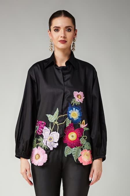 Betrue Full Bloom Embroidered Shirt 