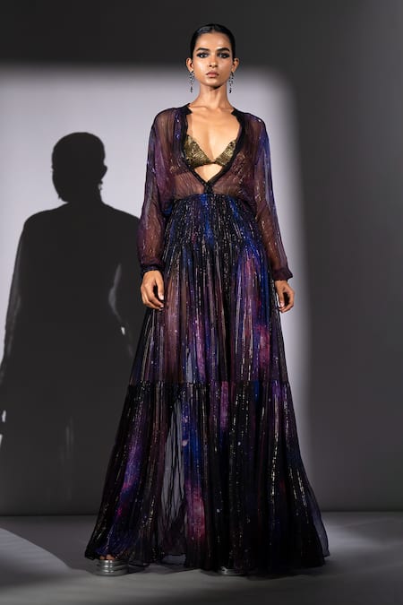 Nikita Mhaisalkar Galaxy Print Dress 