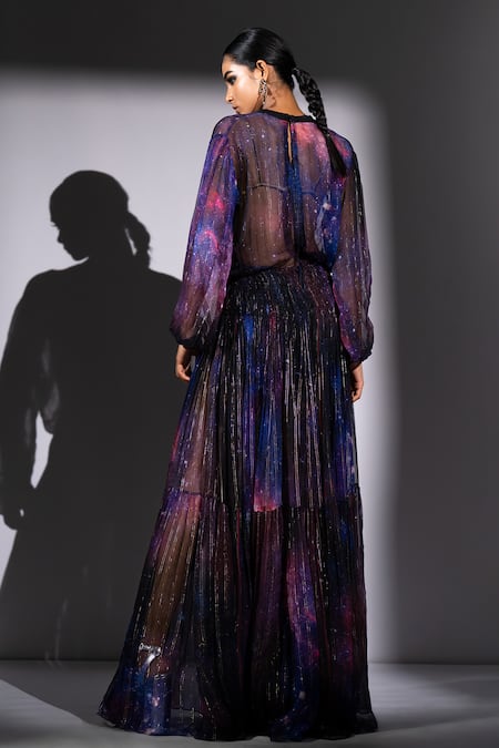 Nikita Mhaisalkar Galaxy Print Dress 