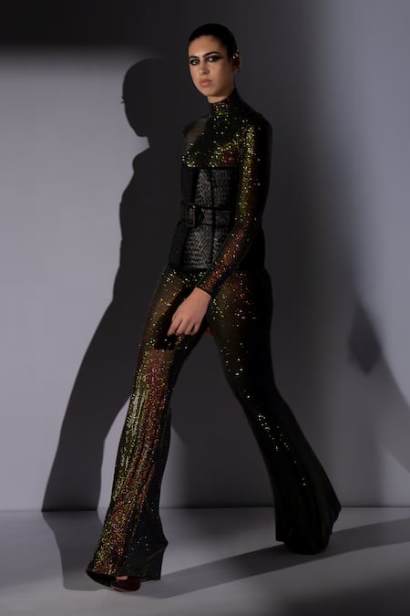 Nikita Mhaisalkar Rattan Corset With Belt 