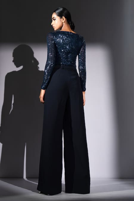 Nikita Mhaisalkar Luxe Suiting Wide Leg Trouser 