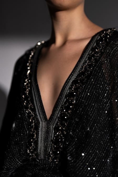 Nikita Mhaisalkar Galaxy Slit Dress 