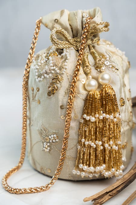 Nayaab By Sonia Opulent Embroidered Potli 