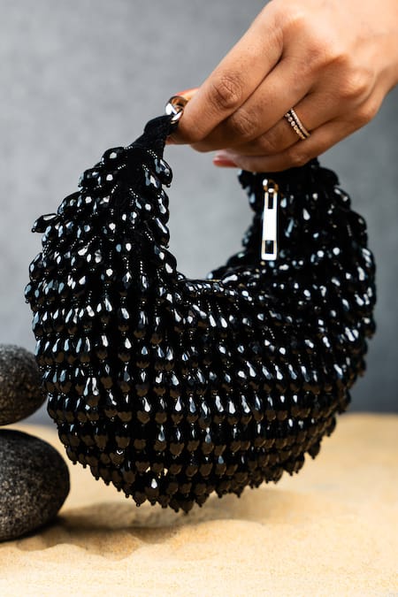 Nayaab By Sonia Pristine Sailor Teardrop Embellished Bag 