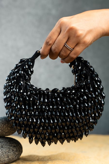 Nayaab By Sonia Pristine Sailor Teardrop Embellished Bag 